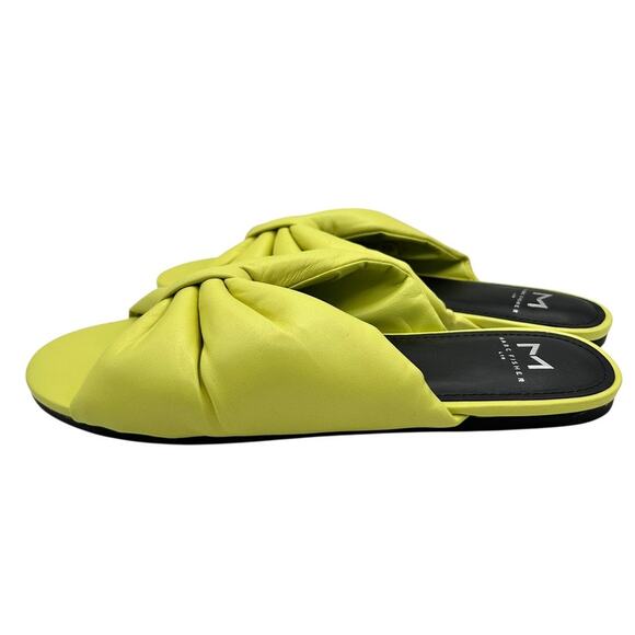 Marc Fisher LTD Women's Yellow Olita Slip On Twisted‎ Slide Sandals Size 8M - Picture 5 of 10